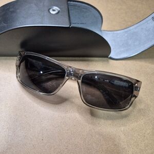 Oliver Peoples Transparent Gray Sunglasses